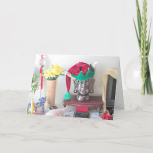 Boeddhistische Elf Kerst Kaart