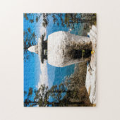 Boeddhistische eredienstsite legpuzzel (Verticaal)