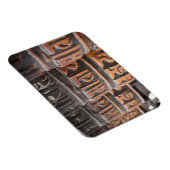 Boeddhistische gebedsmolen rechthoekige magneet (Rechterzijde)