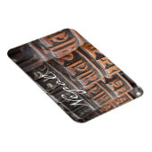 Boeddhistische gebedsmolen rechthoekige tekstmagne magneet (Rechterzijde)