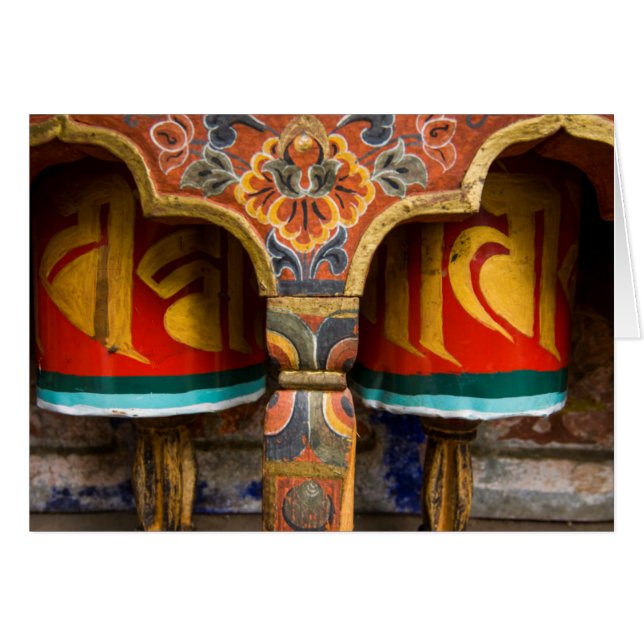 Boeddhistische gebedsrol, Bhutan (Voorkant Horizontaal)