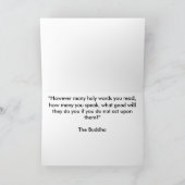 Boeddhistische Gedachten Kaart (Binnen)