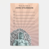 Boeddhistische Godheid Fudo Myo-o Checklist Post-it® Notes (Voorkant)