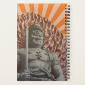 Boeddhistische Godheid Fudo Myo-o Pop Kunst Planner (Achterkant)