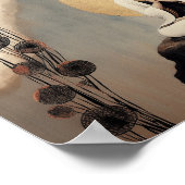 Boeddhistische godin Quan Yin Minimalistische kuns Poster (Hoek)