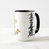 Boeddhistische Gohonzon-Mok Mok (Voorkant rechts)