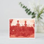 Boeddhistische hel ... Thailand Briefkaart (Staand voorkant)