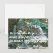 Boeddhistische inspiratie ansichtkaart briefkaart (Voorkant / Achterkant)