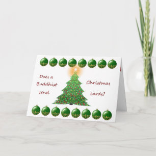 Boeddhistische Kerst Kaart