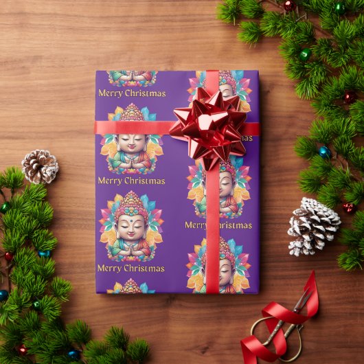 Boeddhistische Kerstmis Cadeaupapier (Feestdagen Geschenken)