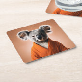 Boeddhistische Koala Kartonnen Onderzetters (Schuin)