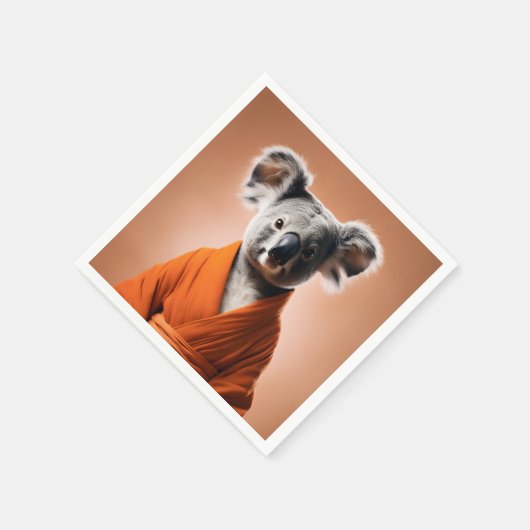 Boeddhistische Koala Servet (Hoek)
