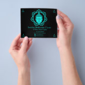 Boeddhistische meditatie flyer (Hand)