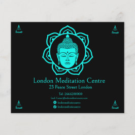 Boeddhistische meditatie flyer