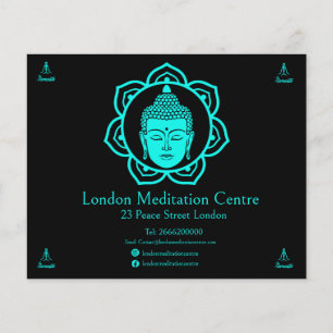 Boeddhistische meditatie flyer