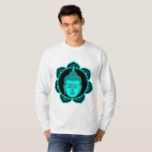 Boeddhistische meditatie kleding t-shirt (Voorkant volledig)