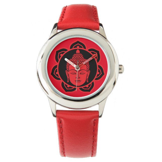 Boeddhistische Meditatie Sieraden Horloge (Voorkant)