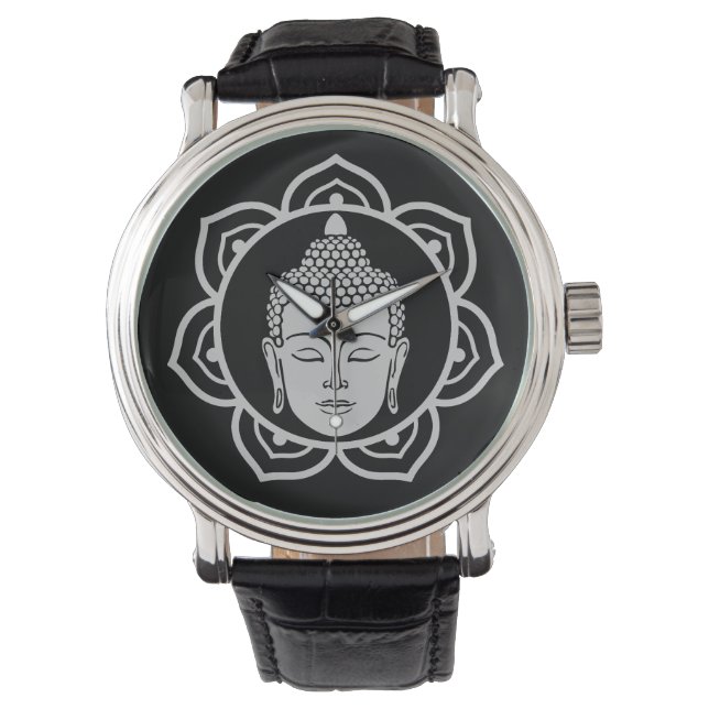 Boeddhistische Meditatie Sieraden Horloge (Voorkant)