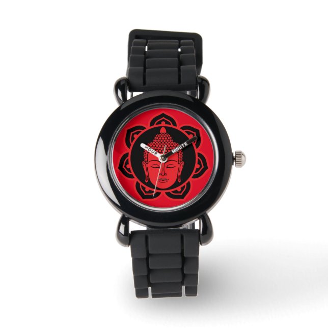 Boeddhistische Meditatie Sieraden Horloge (Voorkant)