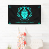 Boeddhistische meditatie spandoek (Insitu)