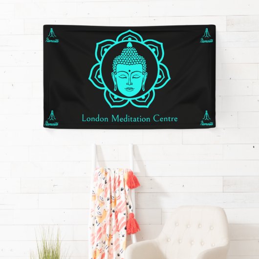 Boeddhistische meditatie  spandoek (Insitu)