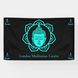 Boeddhistische meditatie spandoek