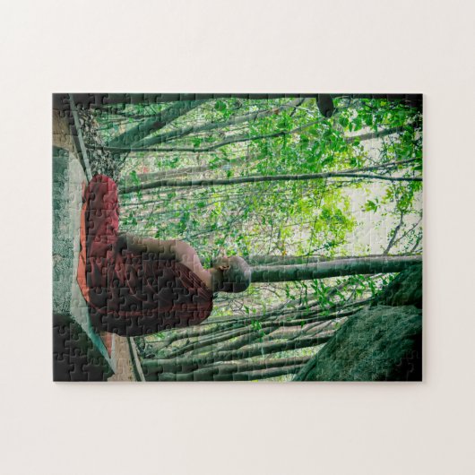 Boeddhistische Meditation Sri Lanka. Legpuzzel (Horizontaal)