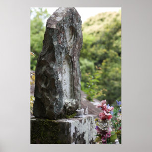 Boeddhistische Memorial Stone Poster