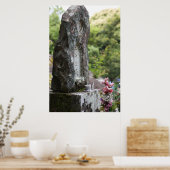 Boeddhistische Memorial Stone Poster (Keuken)