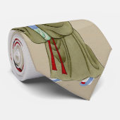 Boeddhistische Monk-Stropdas Stropdas (Opgerold)