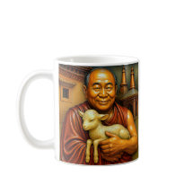 Boeddhistische monnik en sereniteit