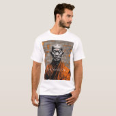 Boeddhistische monnik Inspirerend citaat T-shirt (Voorkant volledig)
