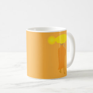 Boeddhistische monnik koffiemok