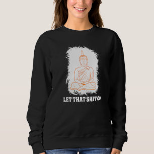 Boeddhistische monnik Namaste Lachend Geluk Laat z Trui
