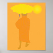 Boeddhistische monnik poster (Voorkant)