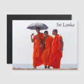 Boeddhistische monniken in Galle, Sri Lanka (Voorkant / Achterkant)