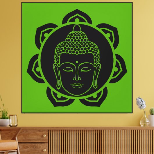 Boeddhistische Nirvana-dag Canvas Afdruk (Insitu (Woonkamer))