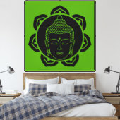 Boeddhistische Nirvana-dag Canvas Afdruk (Insitu (Slaapkamer))