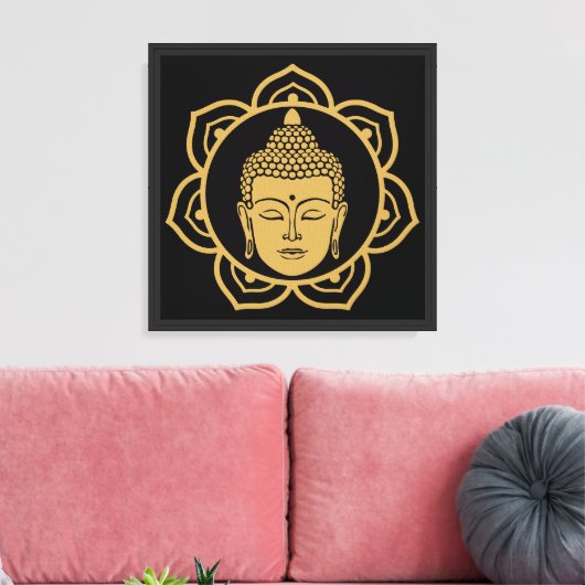 Boeddhistische Nirvana-dag Canvas Afdruk (Insitu (Woonkamer))