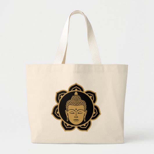 Boeddhistische Nirvana-dag Grote Tote Bag (Voorkant)