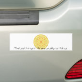 boeddhistische quote bumpersticker (Op auto)