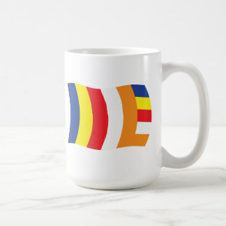 Boeddhistische Religie Vlag Mokka Koffiemok