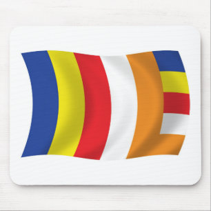 Boeddhistische religie Vlag Mousepad Muismat