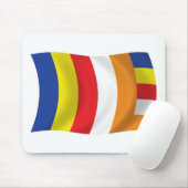 Boeddhistische Religie Vlag Muismat (Met muis)