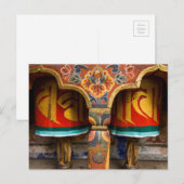 Boeddhistische roofrol, bhutan briefkaart (Voorkant / Achterkant)