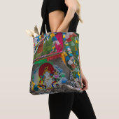Boeddhistische rotsschildering tote bag (Dichtbij)