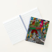 Boeddhistische schildering op rotsen notitieboek (Binnen)