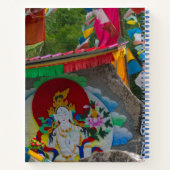 Boeddhistische schildering op rotsen notitieboek (Achterkant)