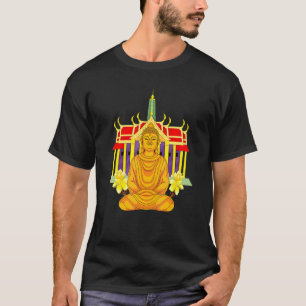 Boeddhistische spirituele meditatie Zen-boeddhisme T-shirt