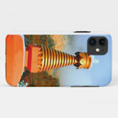 Boeddhistische stoepa met sneeuw Case-Mate iPhone case (Achterkant (horizontaal))